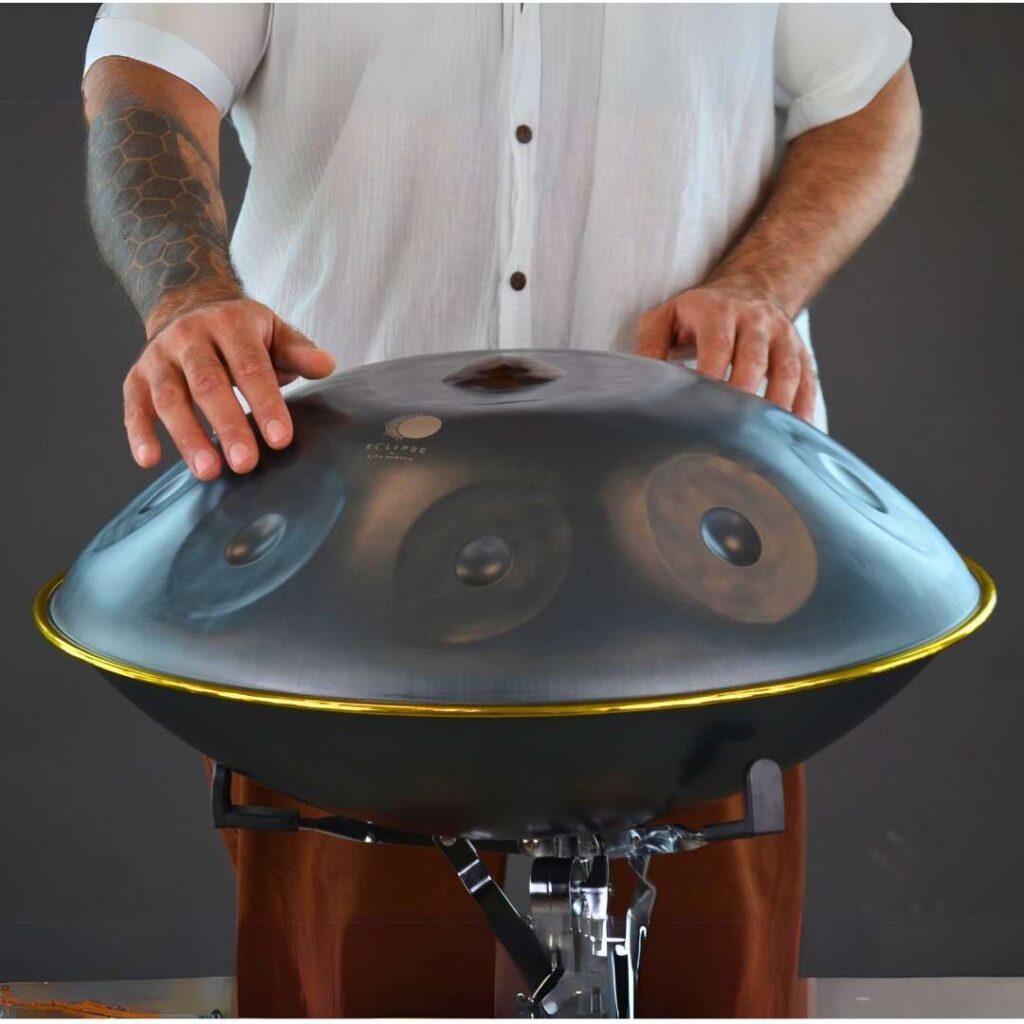 Handpan Black & Gold